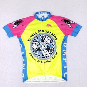 Voler Davis Mountains Cycling Jersey Womens Small Graphic USA Made Performance